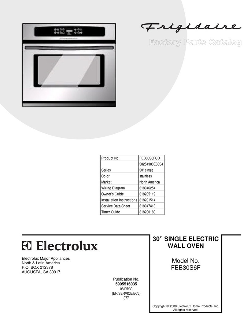 Frigidaire FEB30S6F User manual