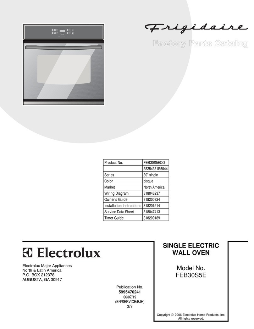 Frigidaire FEB30S5E User manual