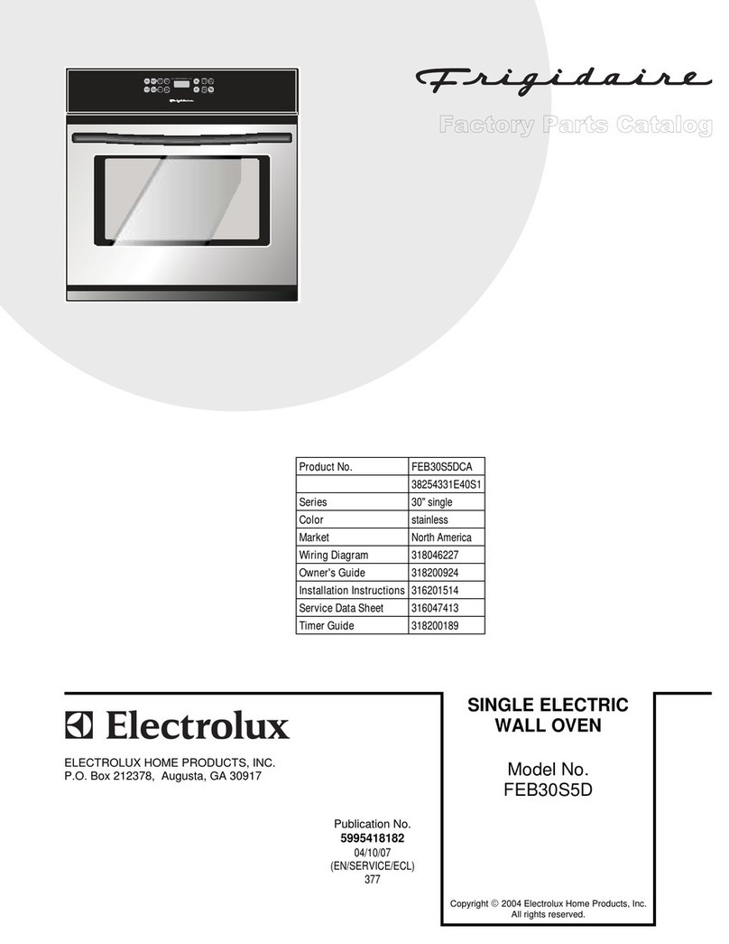 Frigidaire FEB30S5D User manual