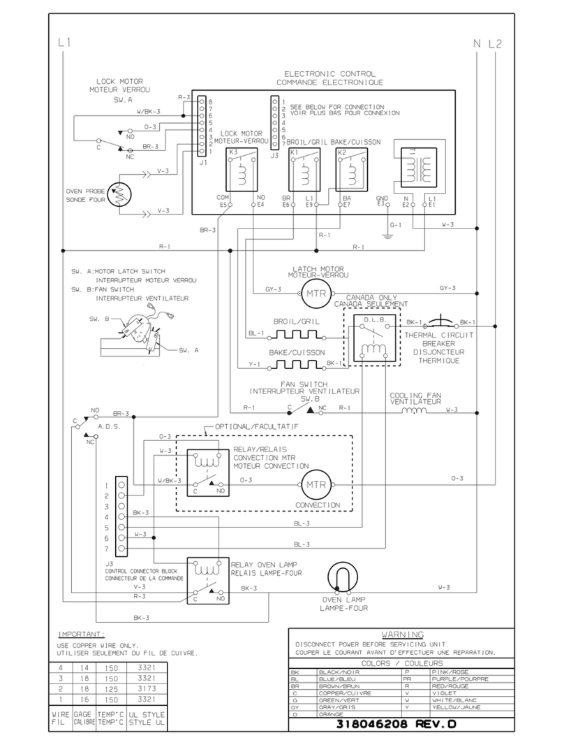 Frigidaire Oven Wiring diagram