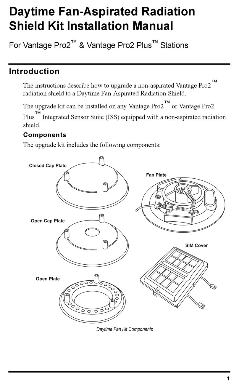DAVIS Daytime Fan-Aspirated Radiation Shield Kit installation manual DAVIS Daytime Fan-Aspirated Radiation Shield Kit installation manual