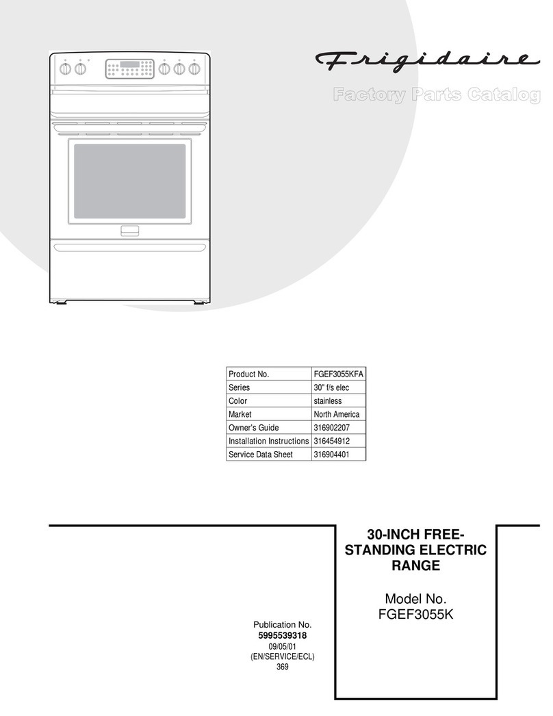 Frigidaire Gallery FGEF3055K F Instruction Manual Frigidaire Gallery FGEF3055K F Instruction Manual