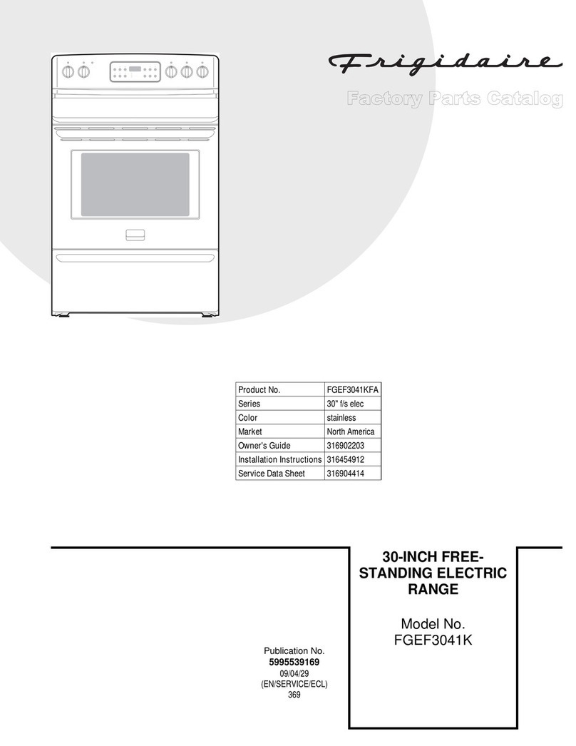 Frigidaire FGEF3041K Instruction Manual