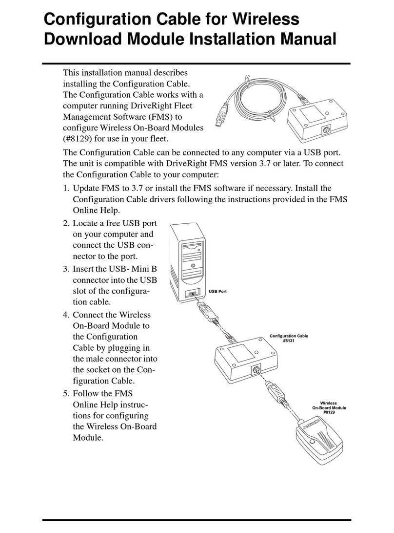 DAVIS DriveRight 8129 installation manual