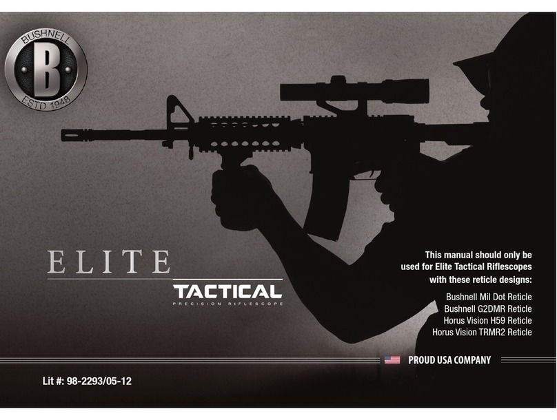Bushnell Elite Tactikal User manual Bushnell Elite Tactikal User manual