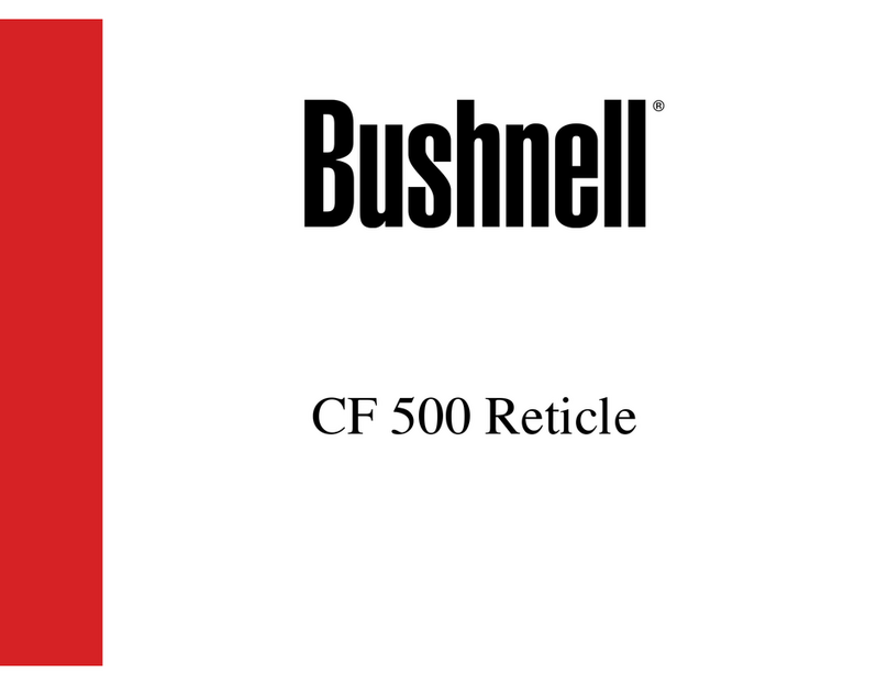 Bushnell CF 500 Reticle manual