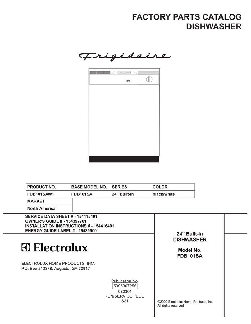 Frigidaire FDB101SA User manual