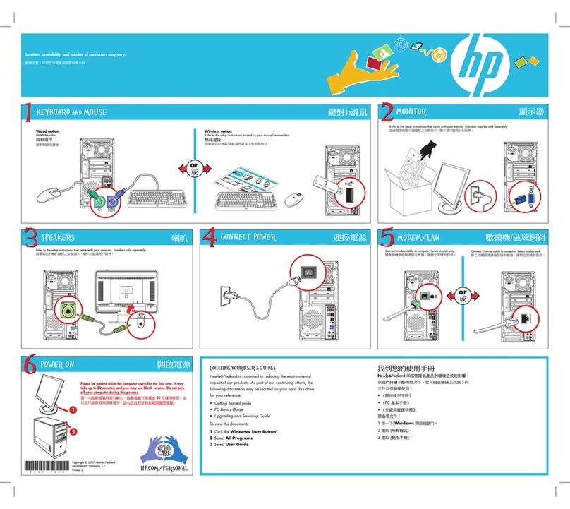 HP Pavilion a5000 - Desktop PC How to use