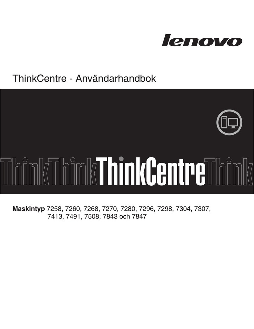 Lenovo ThinkCentre M58e User manual
