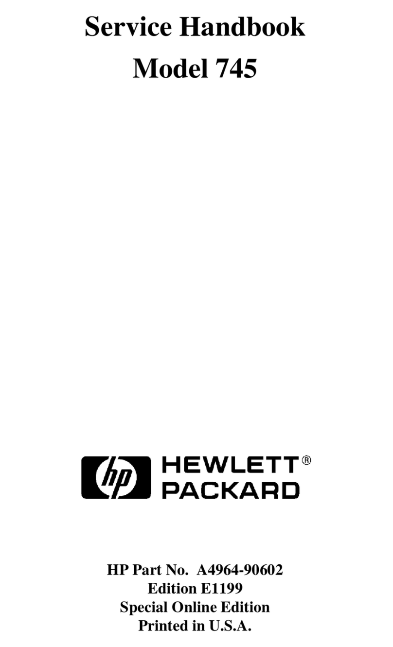 HP Model 745 - VME Workstation User manual