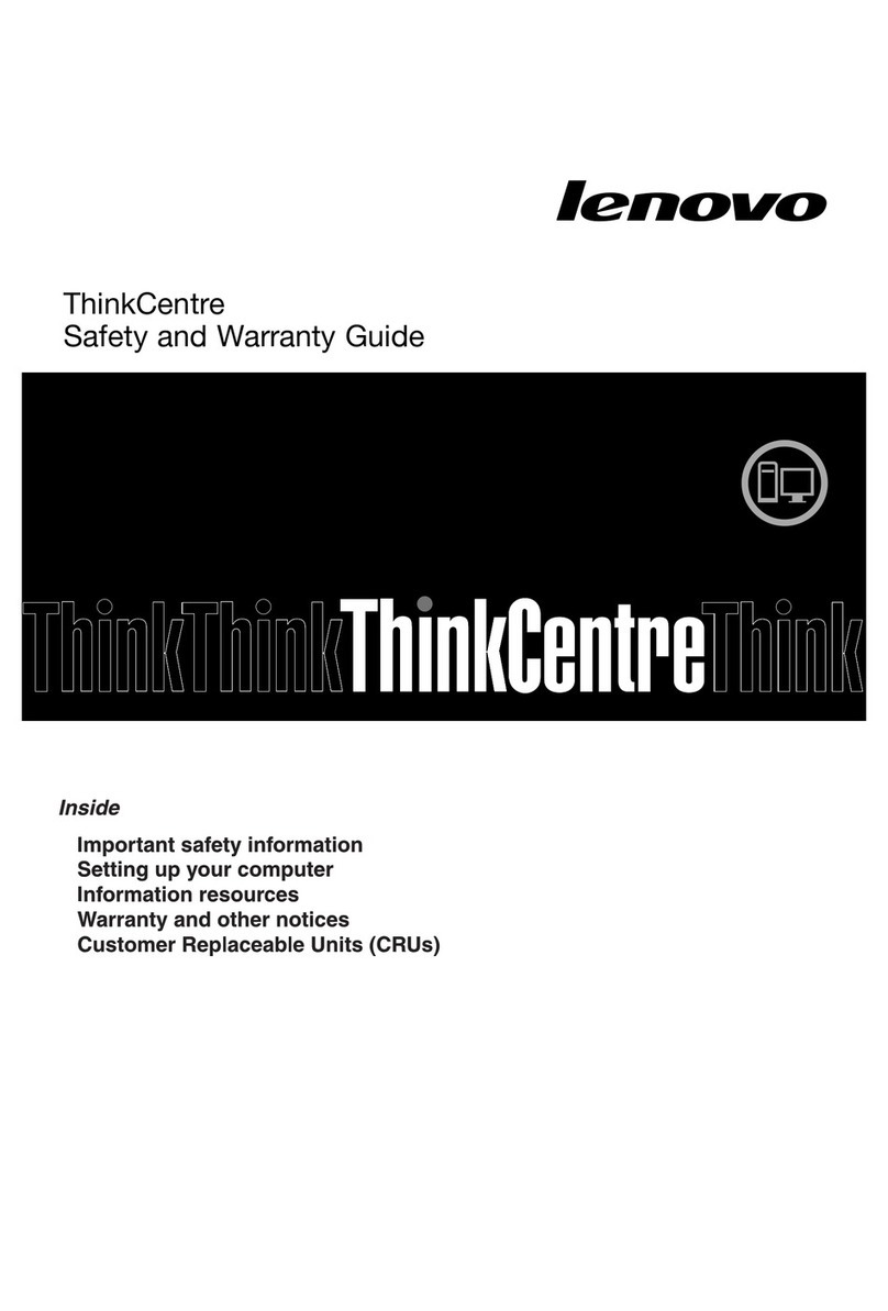 Lenovo ThinkCentre M60e User manual