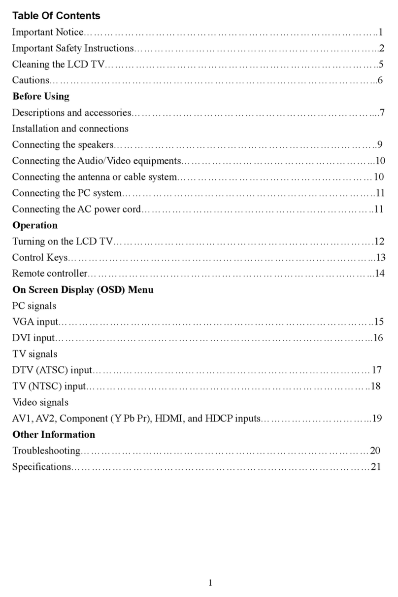 Sceptre X37SV-NAGA User manual