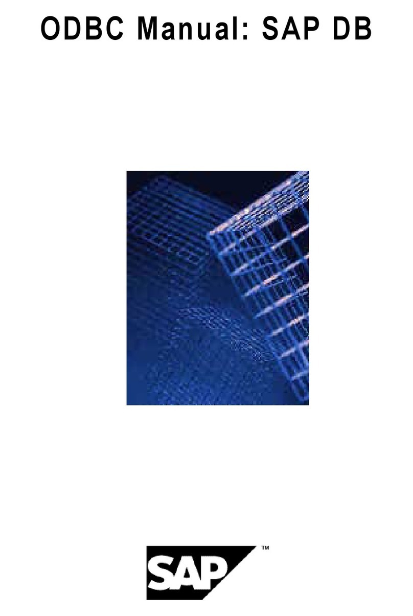 SAP DB:ODBC manual