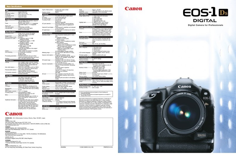 Canon EOS-1Ds Mark III brochure