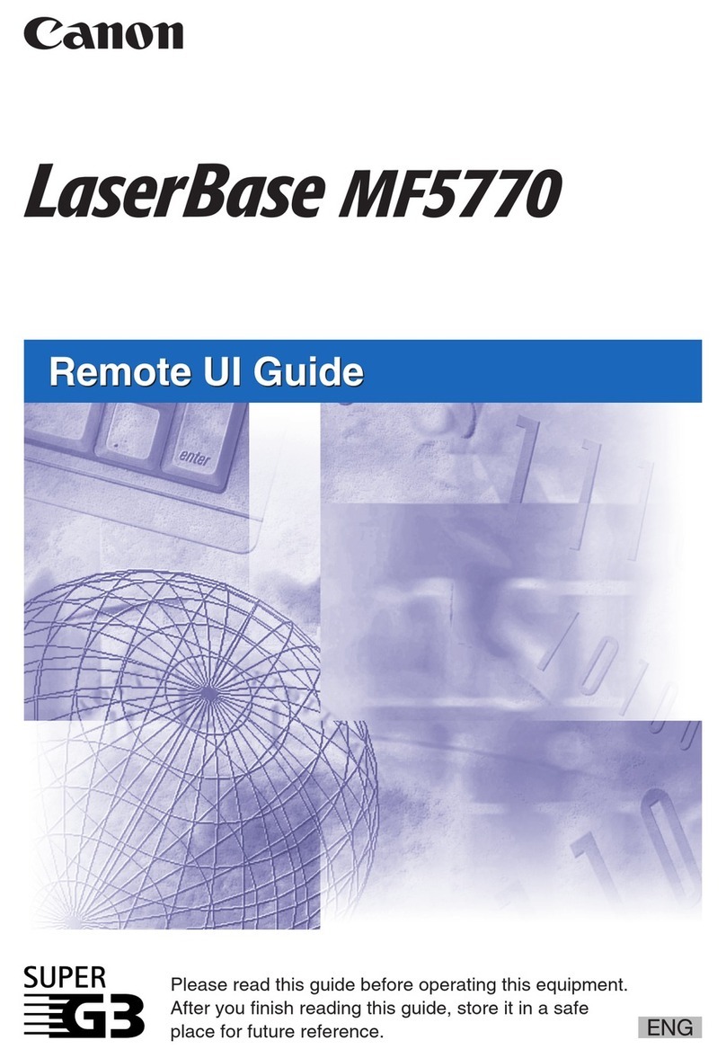 Canon LaserBase MF5770 Remote ui guide