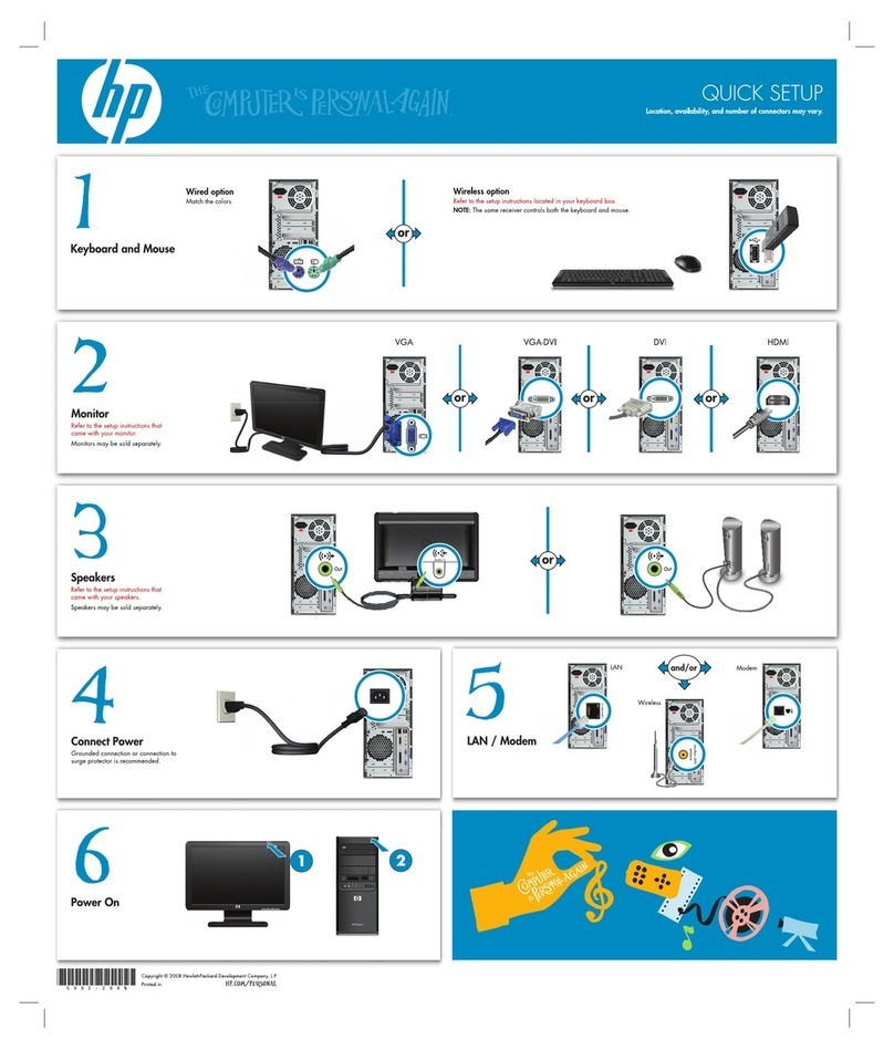 HP Pavilion g3500 - Desktop PC How to use HP Pavilion g3500 - Desktop PC How to use