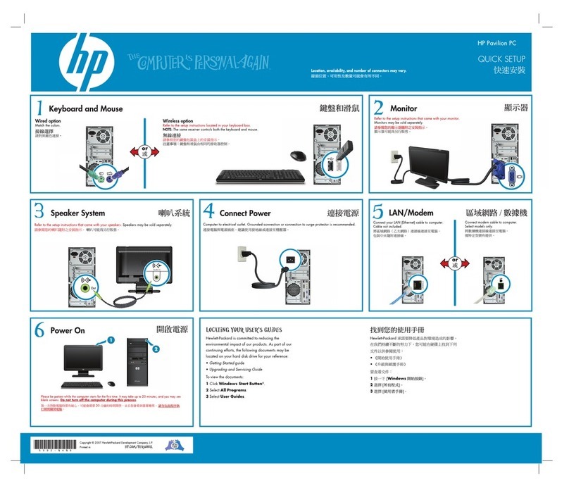 HP G3000 - Notebook PC Specification sheet
