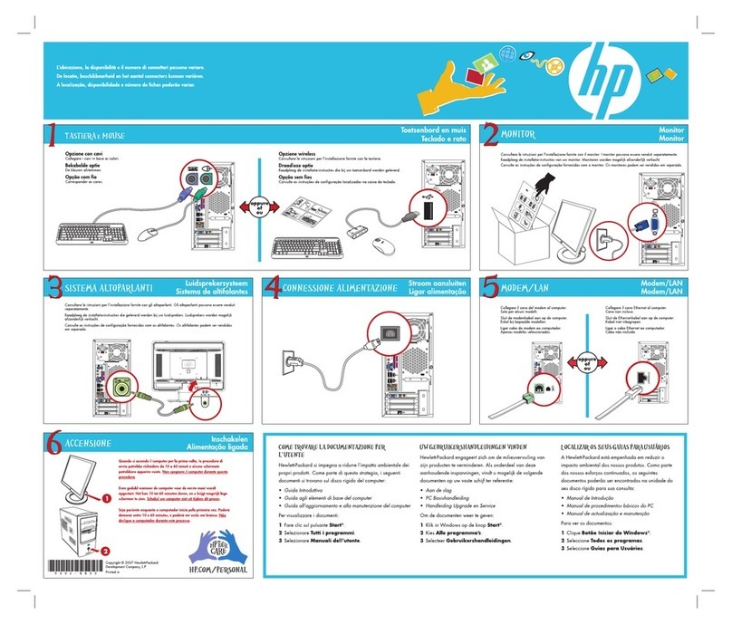 HP Pavilion t3700 - Desktop PC How to use