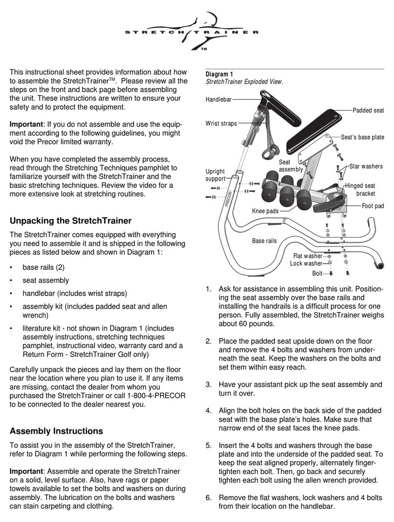 Precor StretchTrainer User manual