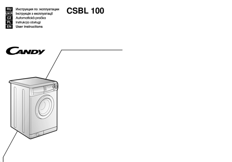 Candy CSBL 100 User manual