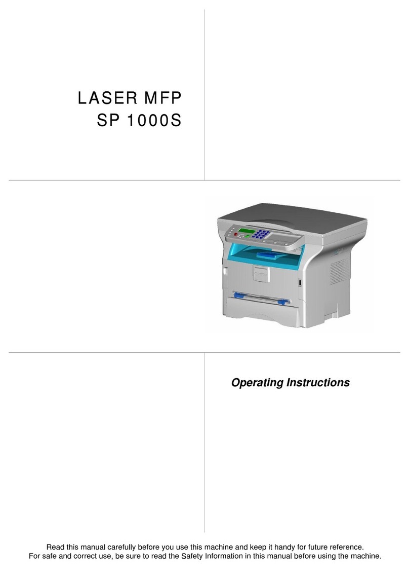 Ricoh SP 1000S User manual