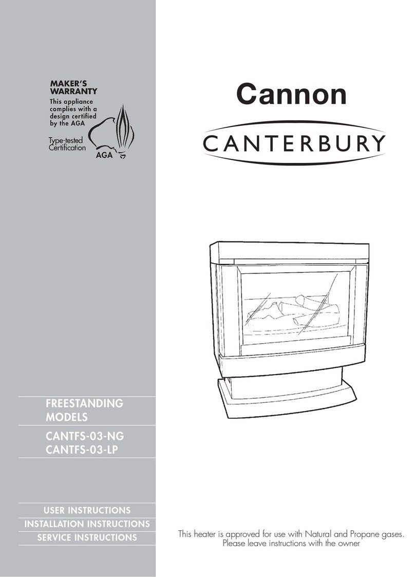 Cannon Canterbury CANTFS-03-LP User manual