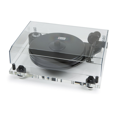 Pro-Ject Audio Systems 6 PerspeX User manual