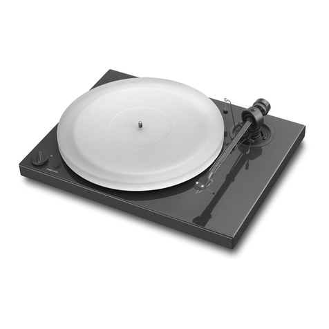 Pro-Ject Audio Systems 1 Xpression III User manual Pro-Ject Audio Systems 1 Xpression III User manual
