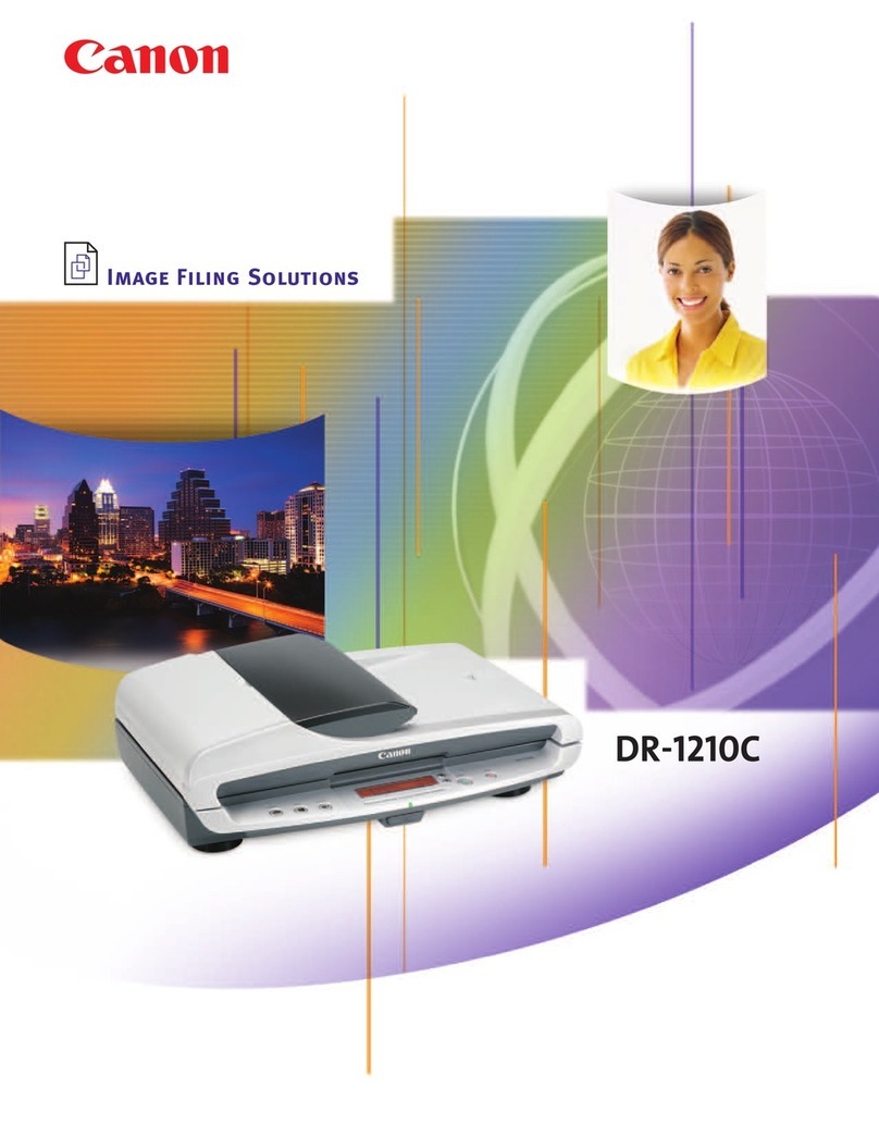Canon imageFORMULA DR-1210C User manual