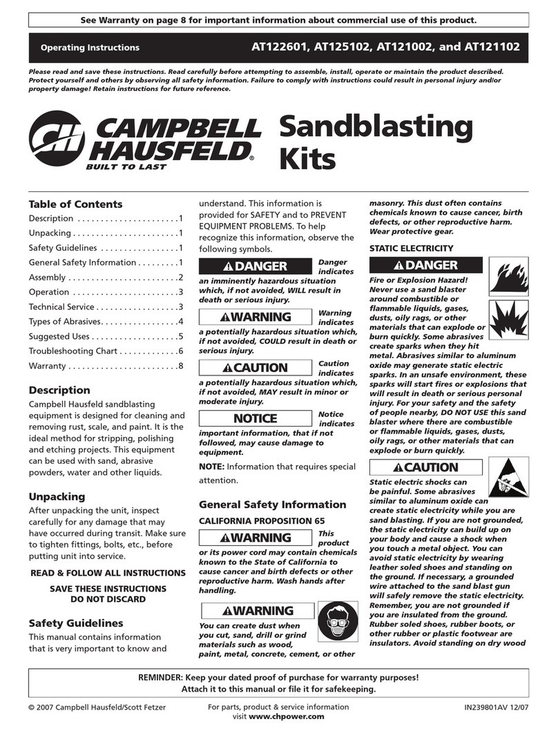 Campbell Hausfeld AT122601 User manual