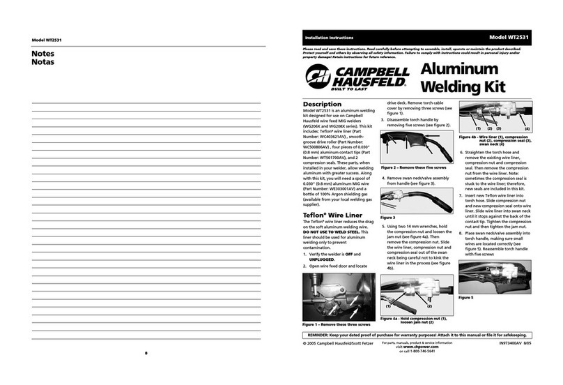 Campbell Hausfeld WT2531 User manual Campbell Hausfeld WT2531 User manual