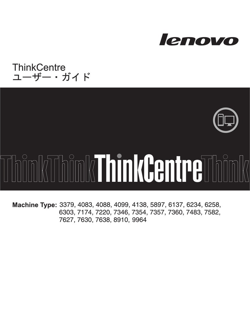 Lenovo ThinkCentre M58 User manual Lenovo ThinkCentre M58 User manual