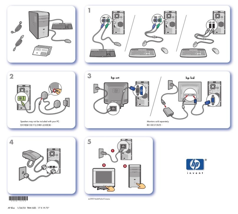 HP Pavilion t100 - Desktop PC How to use