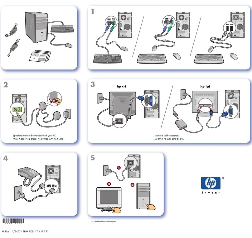 HP Pavilion t100 - Desktop PC How to use