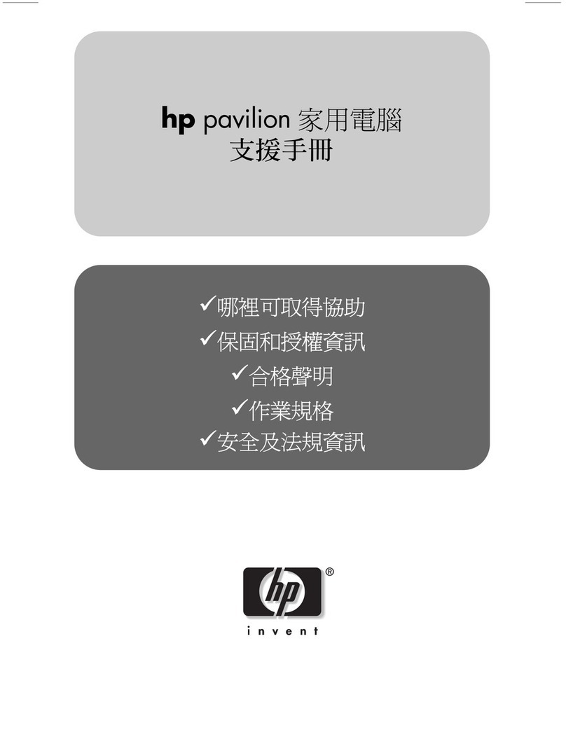 HP Pavilion t100 - Desktop PC Installation instructions