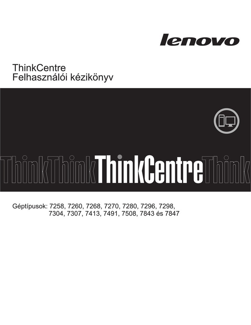 Lenovo ThinkCentre M58e User manual