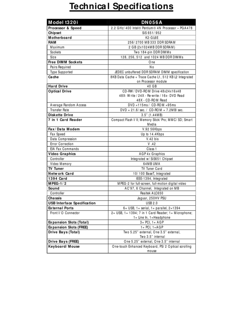 HP Pavilion t300 - Desktop PC User manual