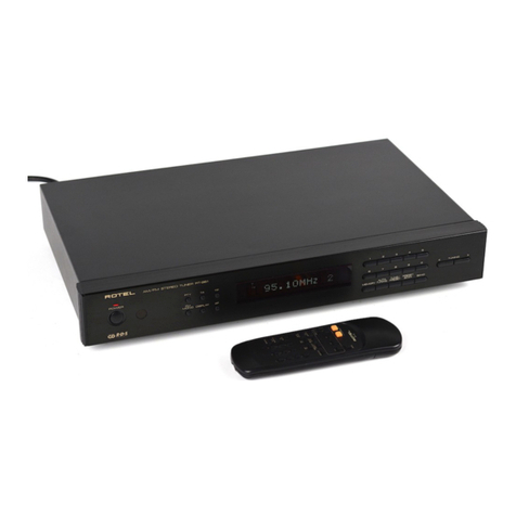 Rotel RT-961 User manual
