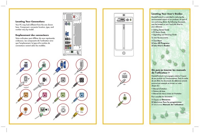 HP Pavilion Slimline s7500 - Desktop PC User manual