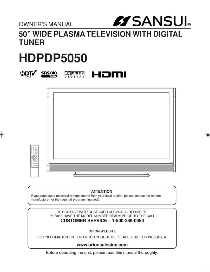 Sansui HDPDP5050 User manual