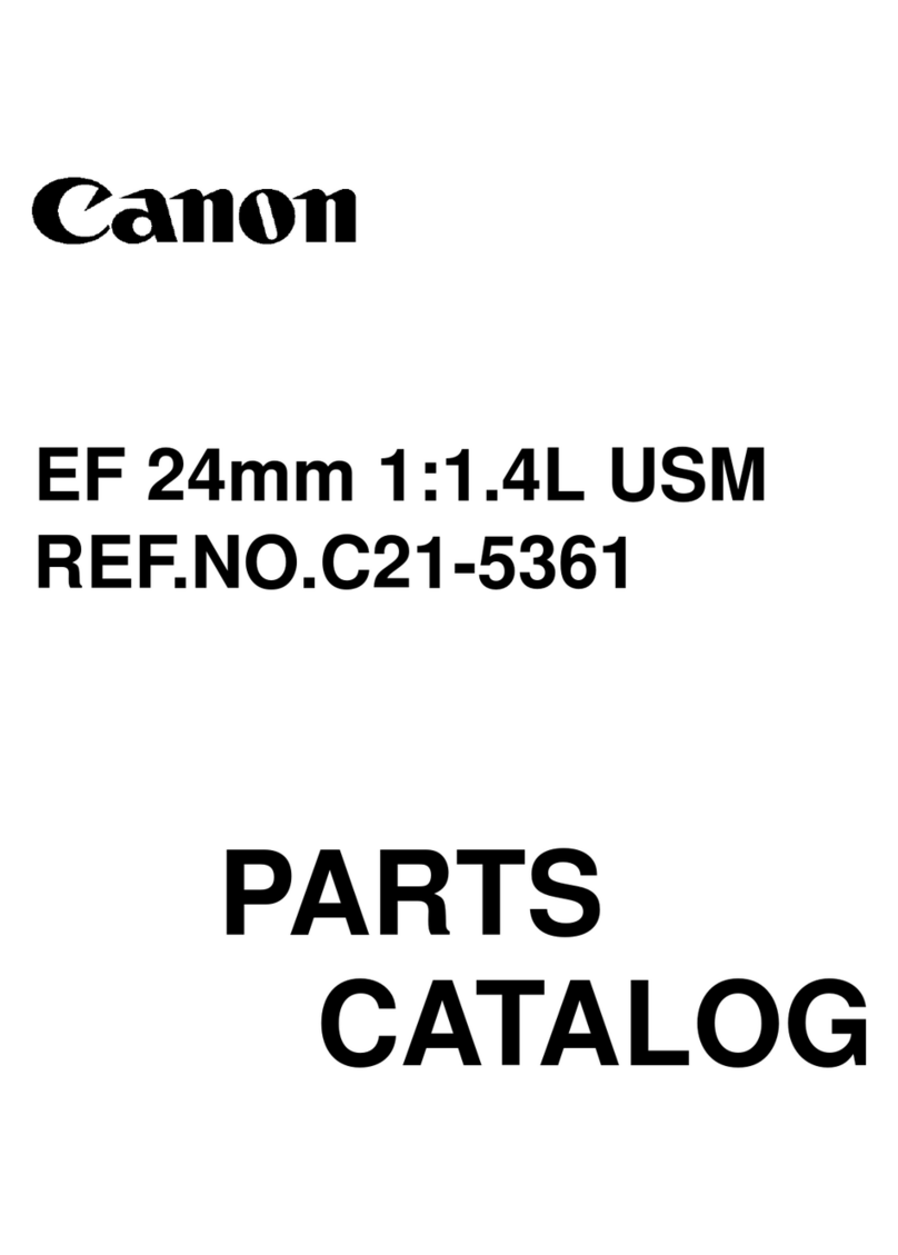 Canon EF 24mm f/1.4L II USM parts catalog