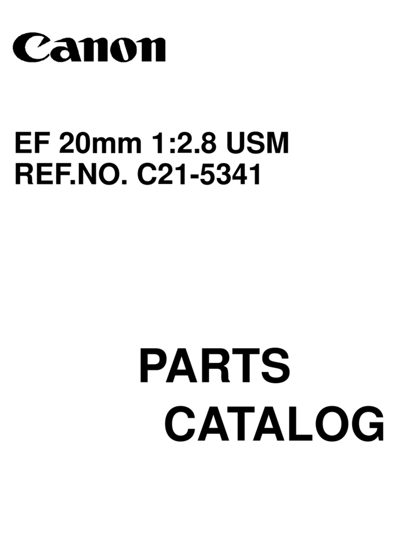 Canon EF 20mm 1:2.8 USM parts catalog