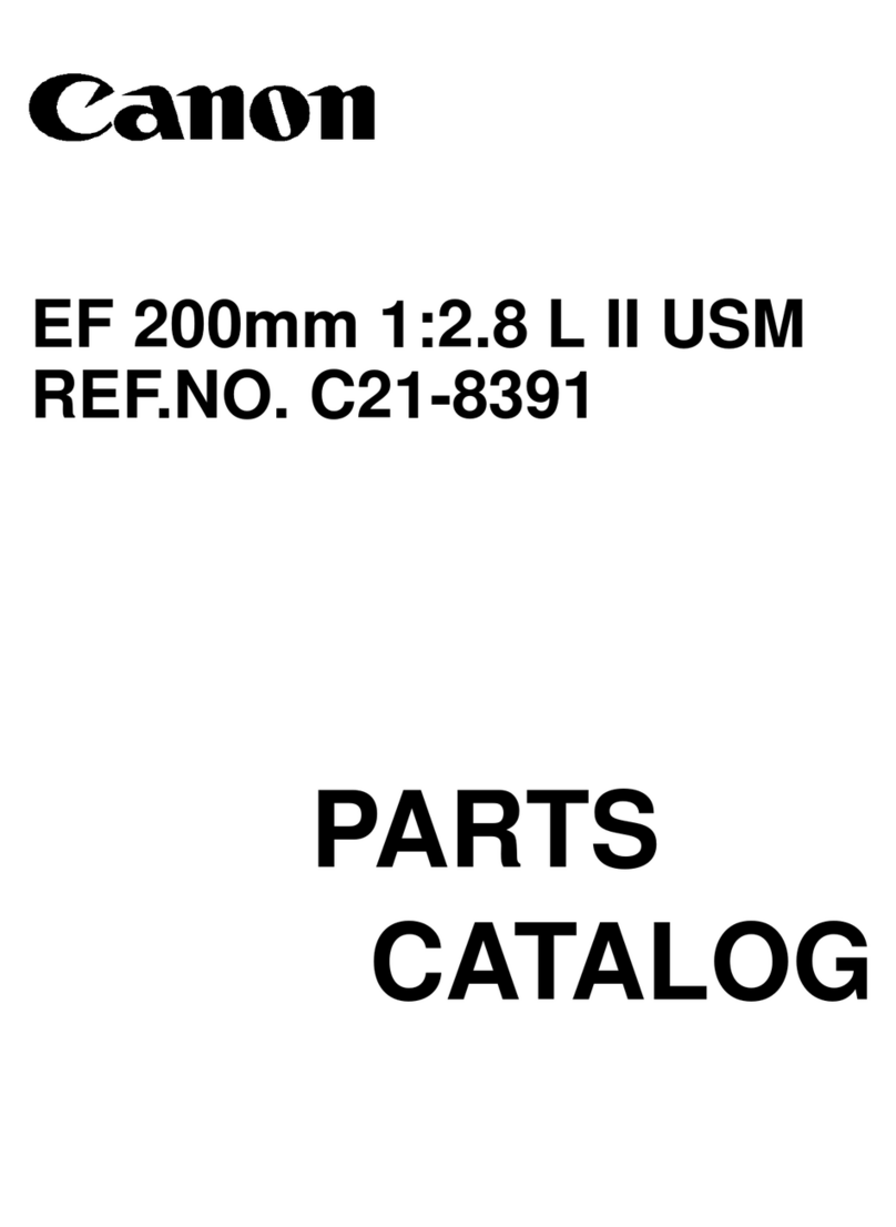 Canon EF 200mm 1:2.8 L Instruction Manual