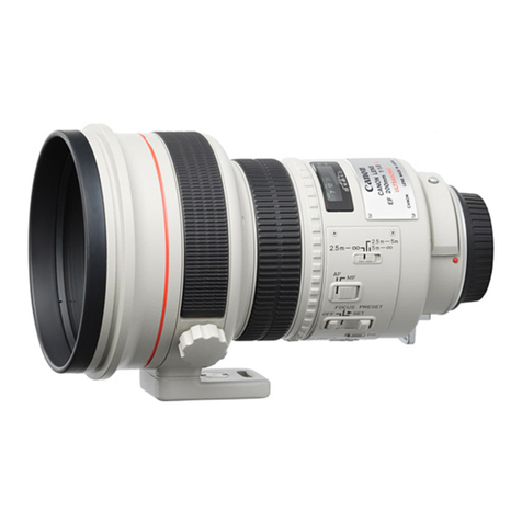 Canon EF 200mm 1:1.8 L USM Instruction Manual