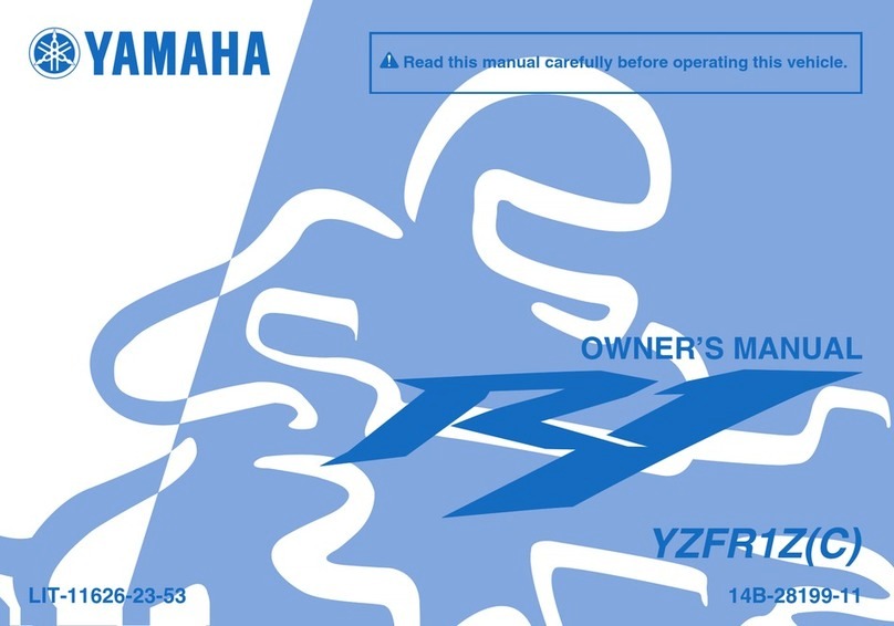 Yamaha YZF-R1Z User manual