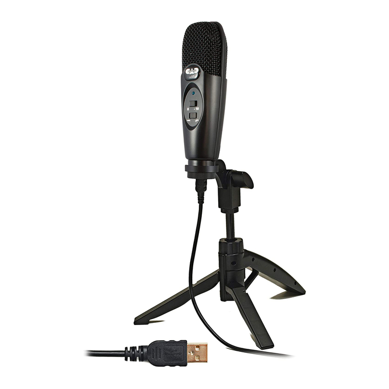 CAD Audio U37 User manual