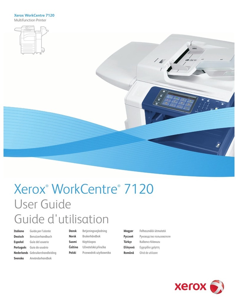 Xerox WORKCENTRE 7120 User manual