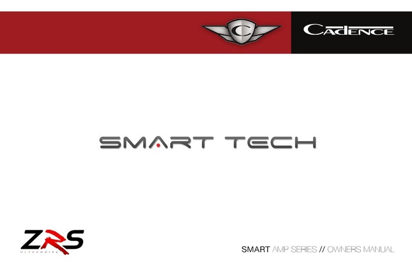 Cadence SMART TECH AMP series owner's manual