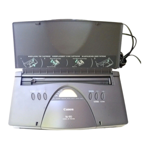 Canon BJ-30 User manual