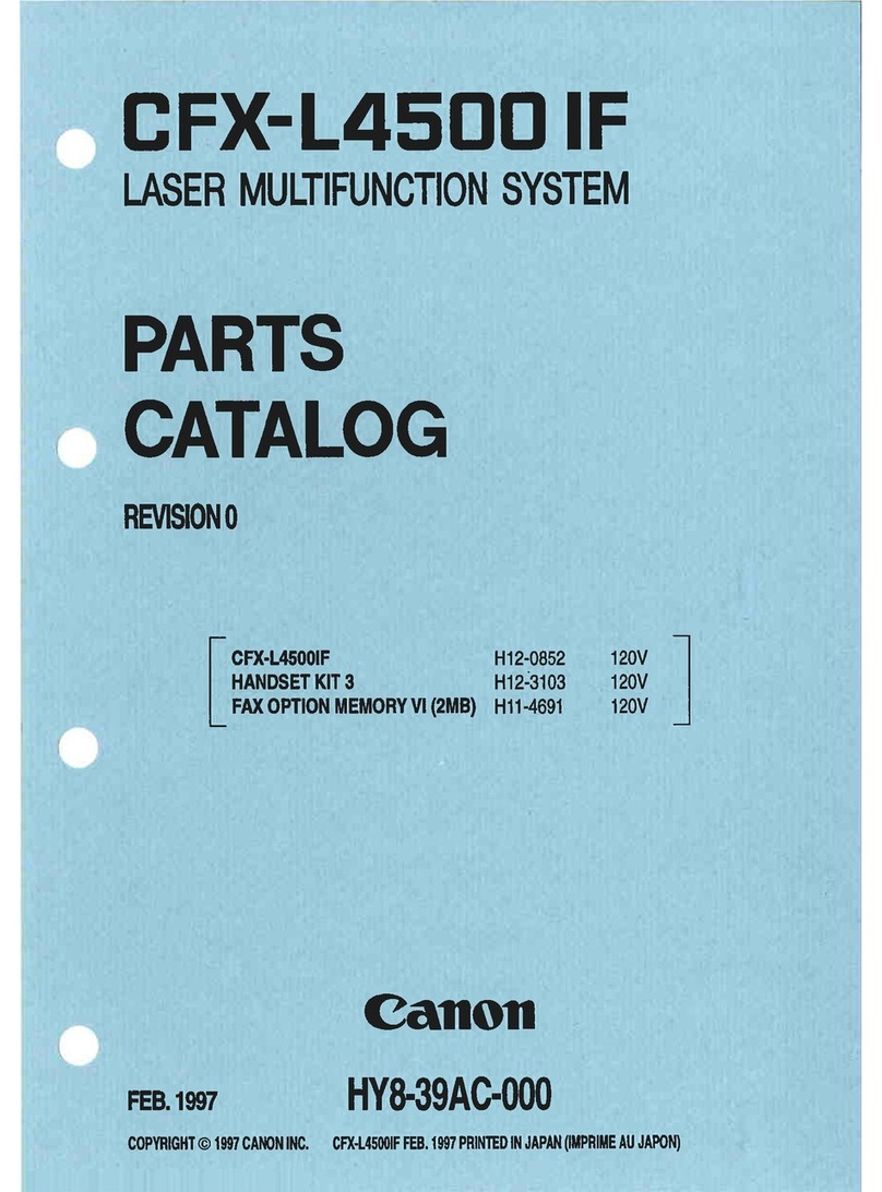 Canon CFX-L4500 IF User manual